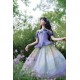 Cyans Qing Monet's Water Lilies Corset Top II Skirts and Sets(4 Colours/Full Payment Without Shipping)
